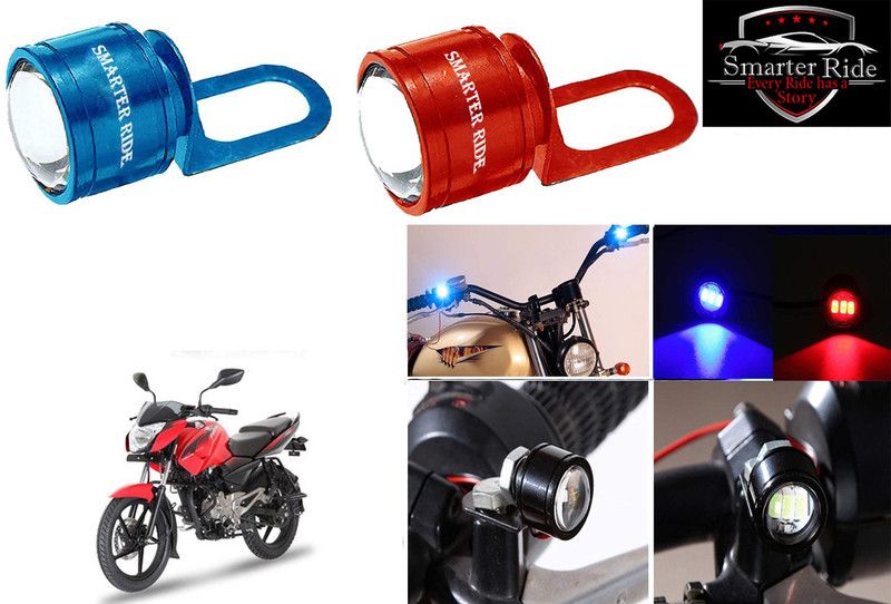 SMARTER RIDE Led Strobe Warning Brake Light for Bajaj Pulsar 135LS License Plate Light Motorbike LED for Bajaj (12 V, 4 W)  (Pulsar 135 LS, Pack of 2)
