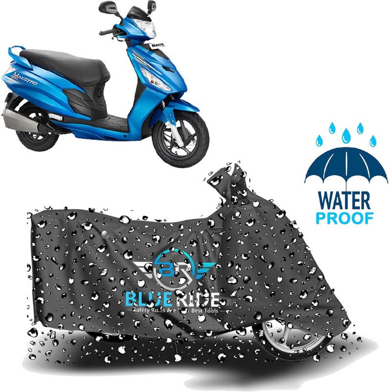 BLUERIDE Two Wheeler Cover for Hero  (Maestro Edge, Grey)