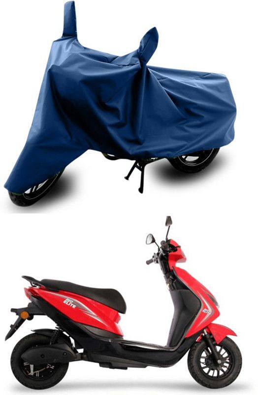 Rhtdmm Waterproof Two Wheeler Cover for Ampere  (Blue)