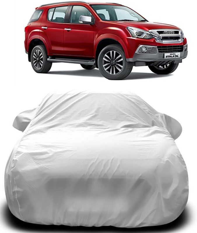 AutoBurn Car Cover For Isuzu MU-X (With Mirror Pockets)  (Silver)