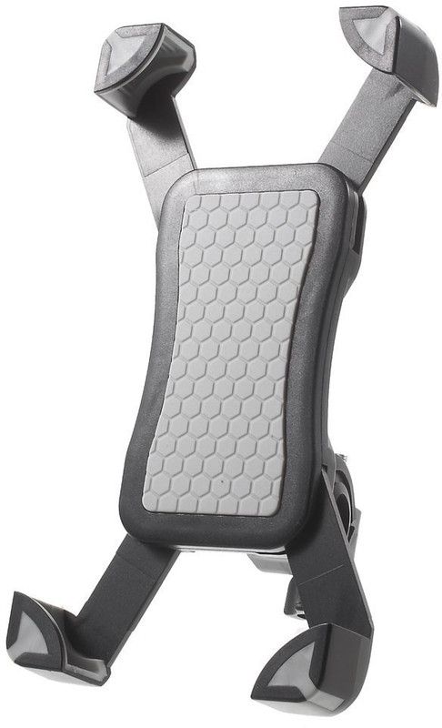 SAFESEED Adjustable 360 degree Rotational bicycle & motorcycle Bike Mobile Holder  (Grey)