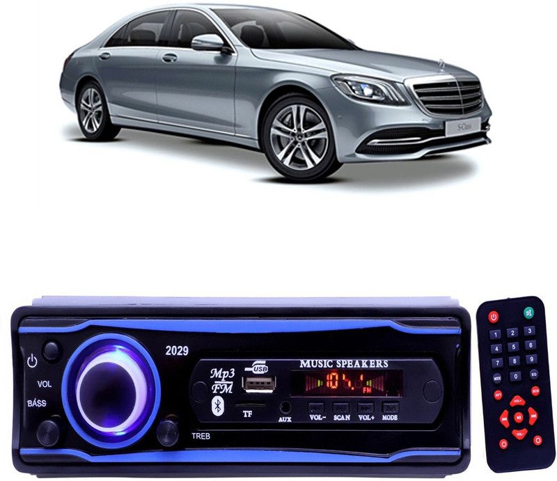 Purpleheart Blue 2029 USB/AUX/SD/BLUETOOTH/FM/MP3 BOOM MASTER STANDARD- P410 Car Stereo  (Single Din)