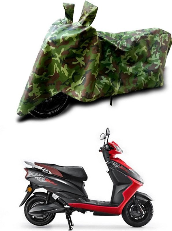 SEBONGO Two Wheeler Cover for Ampere  (Multicolor)