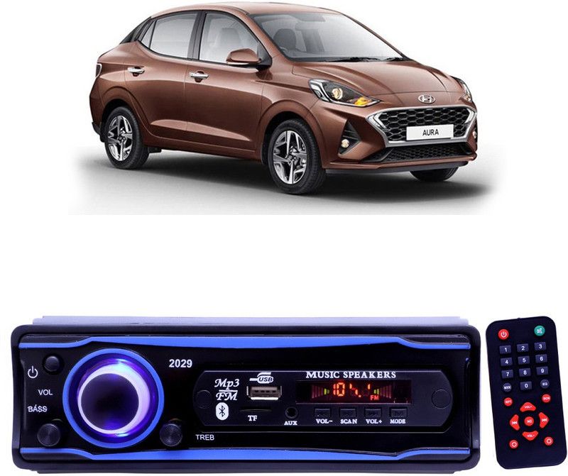 EverLand Blue 2029 USB/AUX/SD/BLUETOOTH/FM/MP3 BOOM MASTER STANDARD- E 172 Car Stereo  (Single Din)