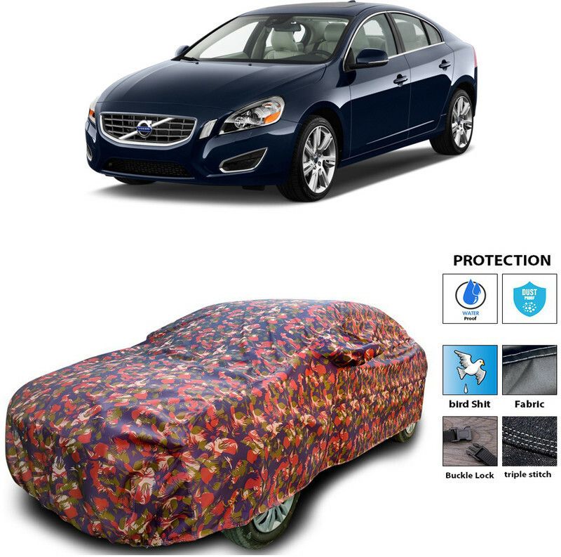 Ascension Car Cover For Volvo New S60 (With Mirror Pockets)  (Multicolor)