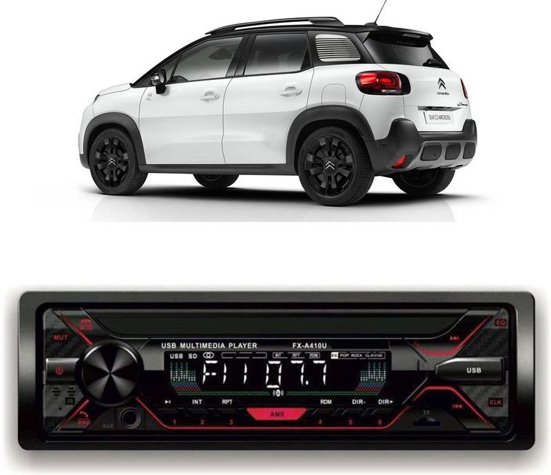 EverLand Car Stereo FX- A100U Car Stereo with Bluetooth, USB, SDCard , Aux E-96 Car Stereo  (Single Din)