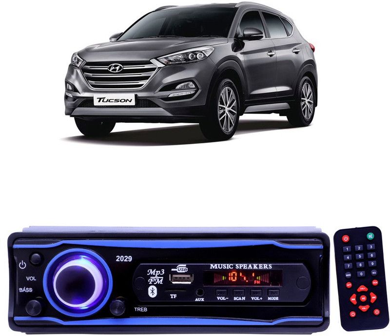 EverLand Blue 2029 USB/AUX/SD/BLUETOOTH/FM/MP3 BOOM MASTER STANDARD- E 203 Car Stereo  (Single Din)