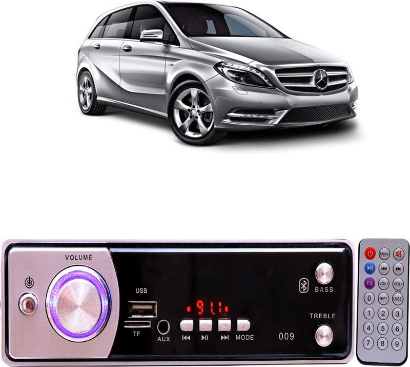YUNEIK Silver009 BLUETOOTH/USB/SD/AUX/FM/MP3 Car Stereo ( Single Din) Y-366 Car Stereo  (Single Din)
