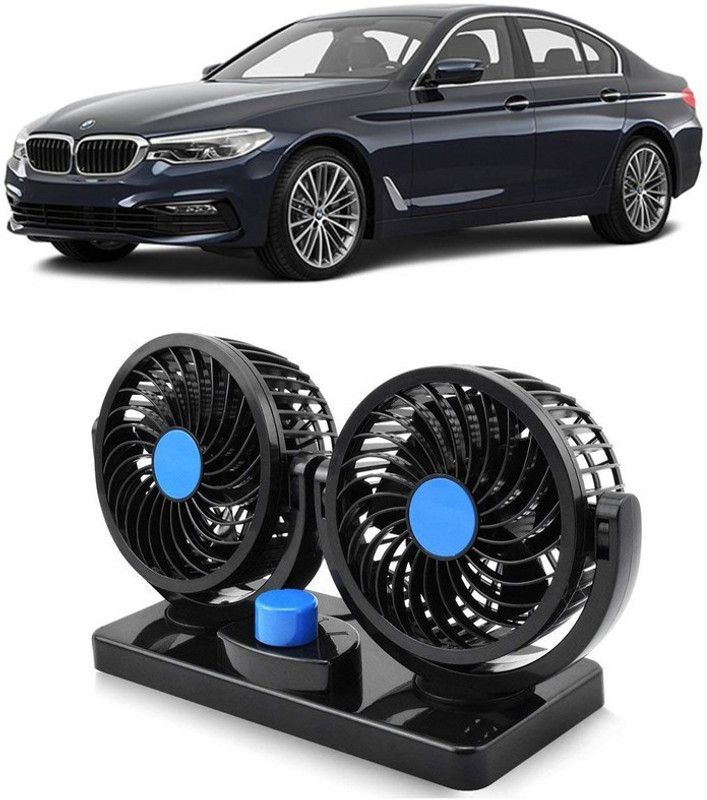 Amulite Car Fan 12V 360 Head 2 Speed Quiet Strong for All Vehicles-CF45 Car Interior Fan  (12 V)