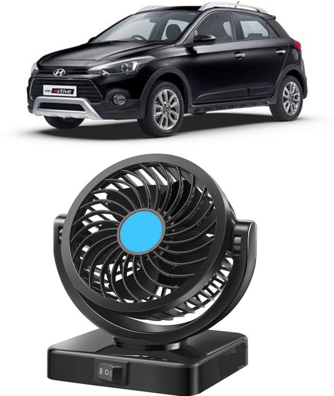 Amulite Cooling Car Fan 360 Degree Rotatable For vehicle-El_ 185 Car Interior Fan  (12 V)