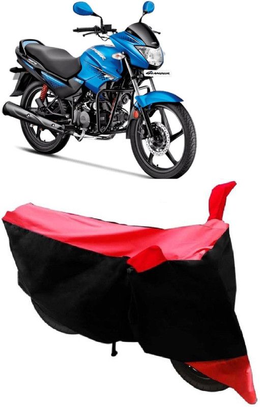 AutoKick Two Wheeler Cover for Hero  (Glamour, Red)