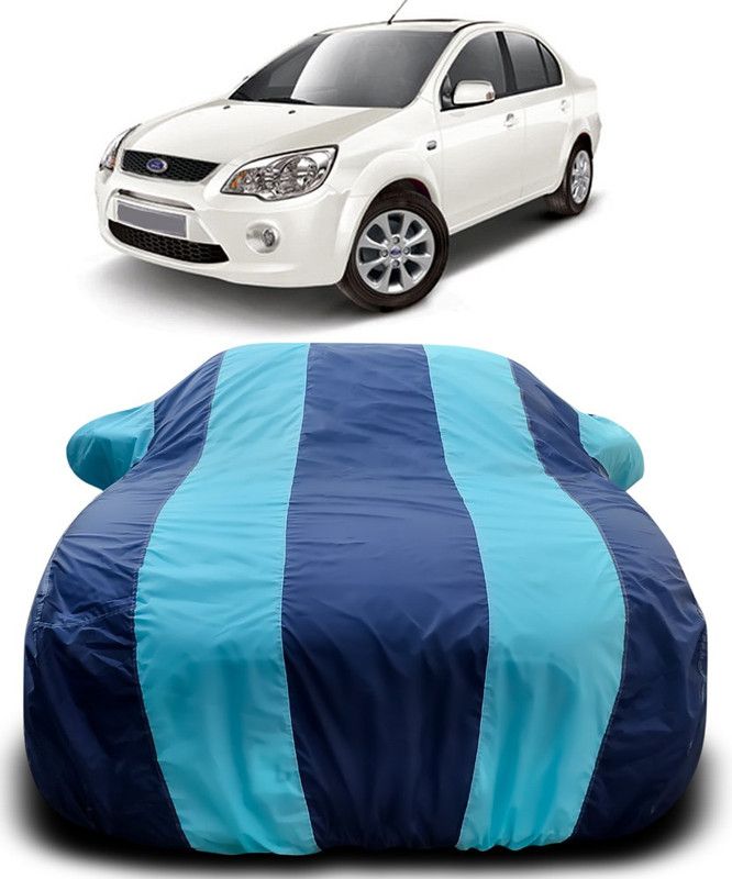 Genipap Car Cover For Ford Fiesta Classic (With Mirror Pockets)  (Blue, Blue)