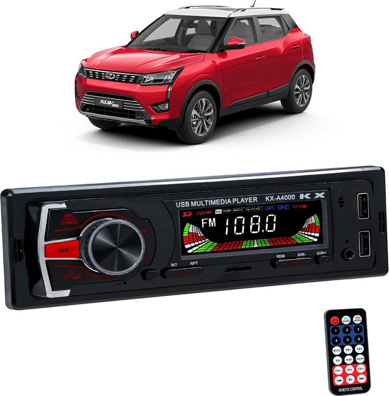 JBRIDERZ KX-A4000 with AUX/Bluetooth/USB/ MP3 B 287 Car Stereo  (Single Din)