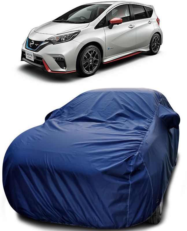 Dvis Car Cover For Nissan Note e-Power (With Mirror Pockets)  (Blue)