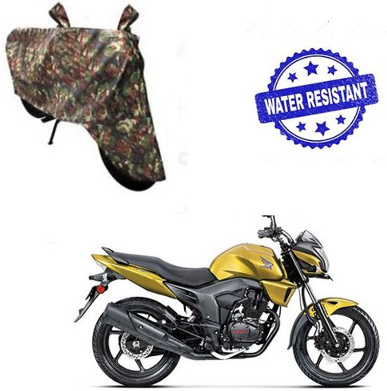 HYBRIDS COLLECTION Waterproof Two Wheeler Cover for Honda  (CB Trigger, Multicolor)