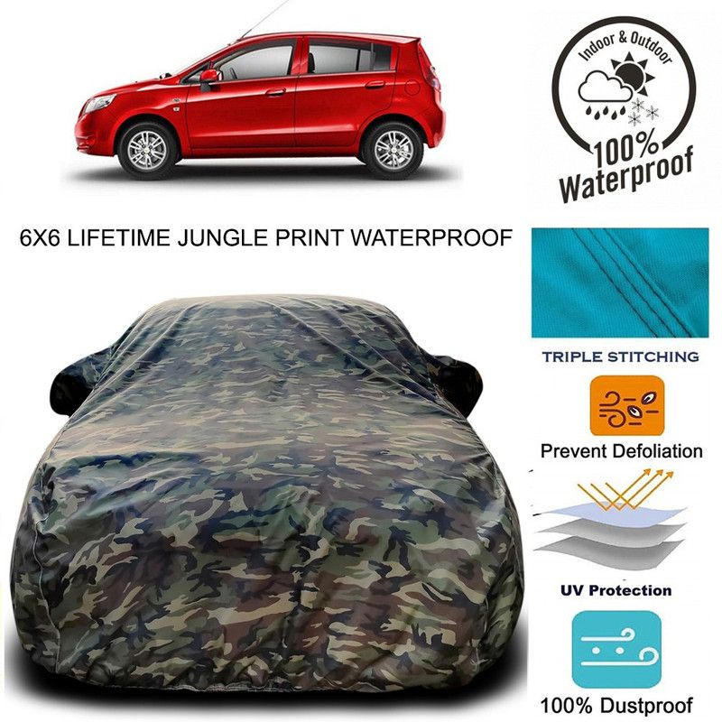 MoTRoX Car Cover For Chevrolet Sail UVA (With Mirror Pockets)  (Multicolor)