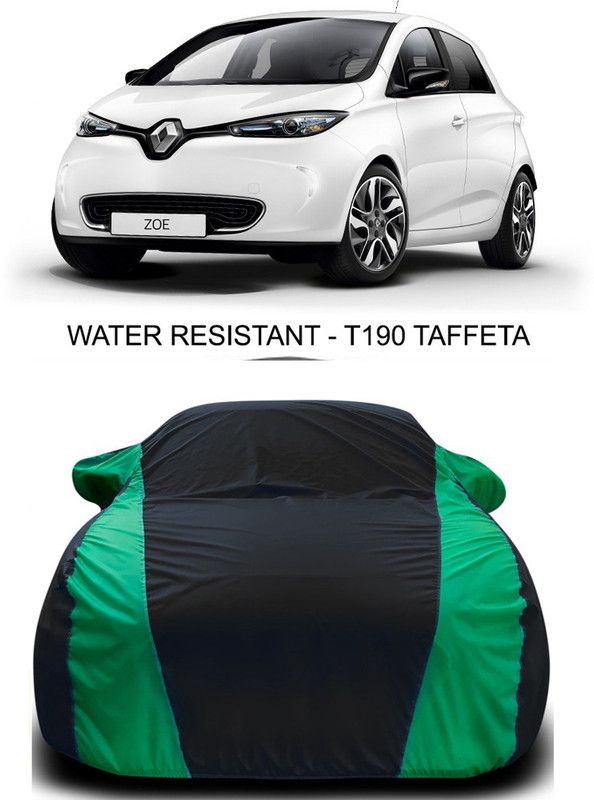 Ascension Car Cover For Renault Zoe (With Mirror Pockets)  (Black, Green)