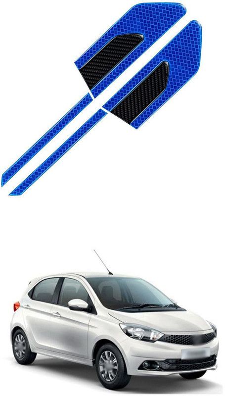 PROEDITION Plastic Car Bumper Guard  (Blue, Pack of 4, Tata, Tiago)