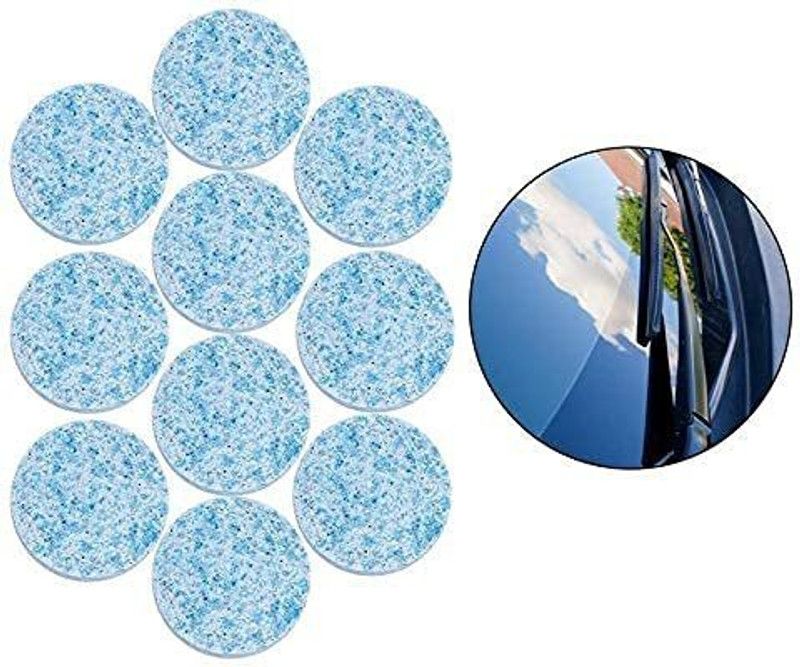 Infinox 12PCS/1Set Car Wiper Detergent Effervescent Tablets Washer Auto Windshield Cleaner Glass Wash Cleaning Compact Concentrated Tools (12) Tablet Concentrate Vehicle Glass Cleaner  (2 L)