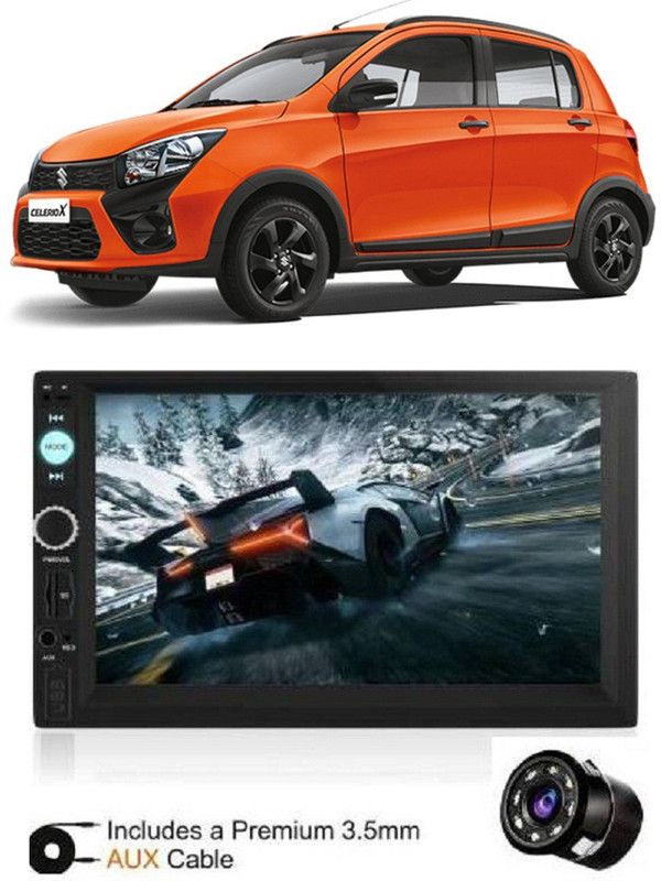 JBRIDERZ 7Inch HD DoubleDin TouchScreen with Rear View Camera Support With Camera G 296 Car Stereo  (Double Din)