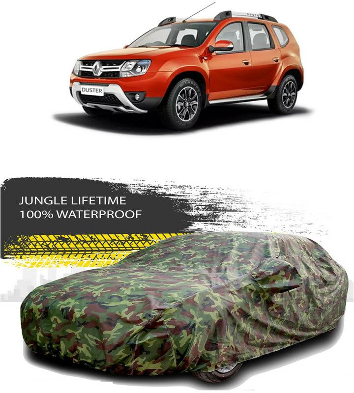 AutoTiger Car Cover For Renault Duster (With Mirror Pockets)  (Multicolor)