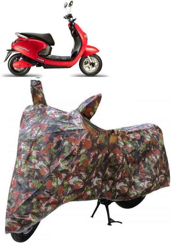 AutoKick Two Wheeler Cover for Evolet  (Pony BS6, Multicolor)