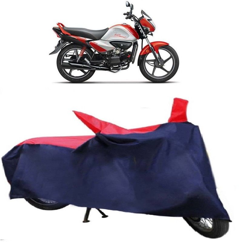 Autoridez Two Wheeler Cover for Hero  (Splendor I Smart, Red, Blue)