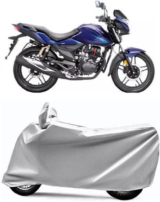 BLUERIDE Two Wheeler Cover for Universal For Bike  (Silver)