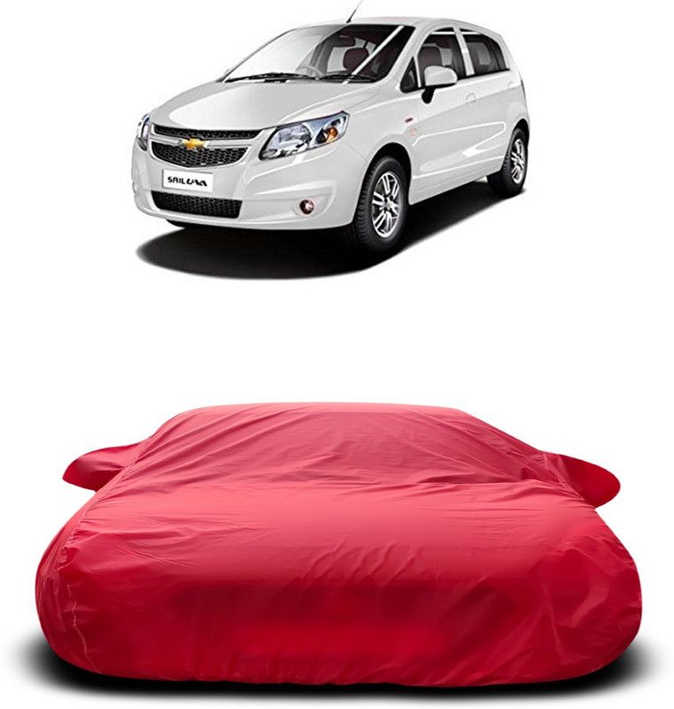 Ascension Car Cover For Chevrolet UVA (With Mirror Pockets)  (Red)