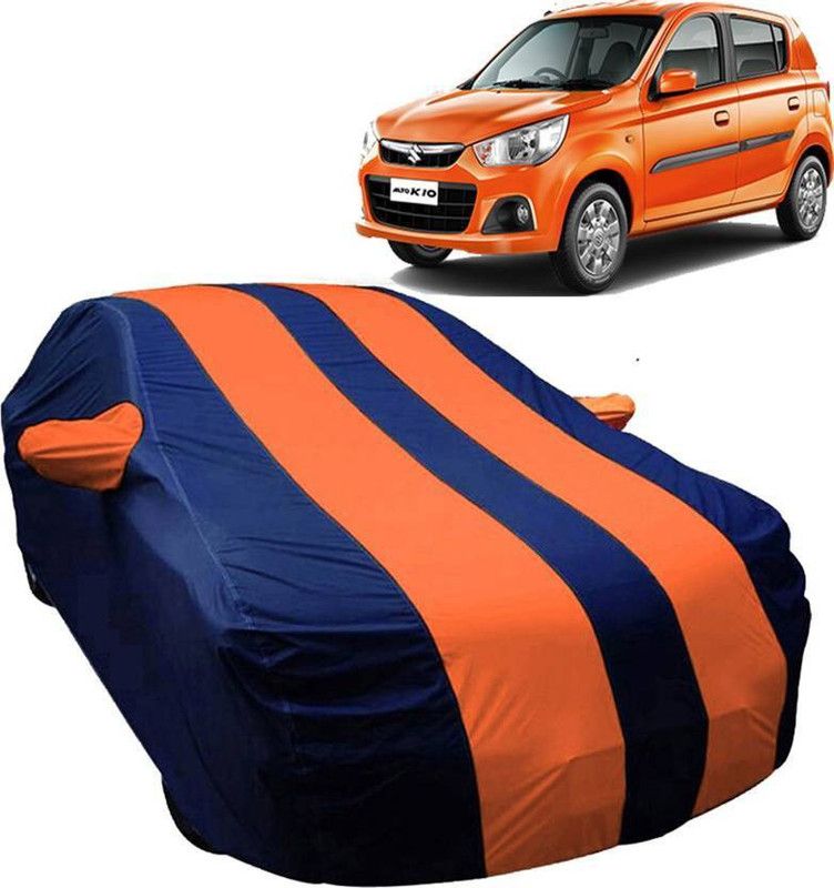 High Quality Car Cover For Maruti Suzuki Alto K10, Alto 800, Alto, Zen Estilo, Zen (With Mirror Pockets)  (Orange, Blue)