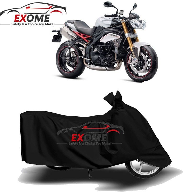 EXOME Two Wheeler Cover for Triumph  (Speed Triple ABS, Black)
