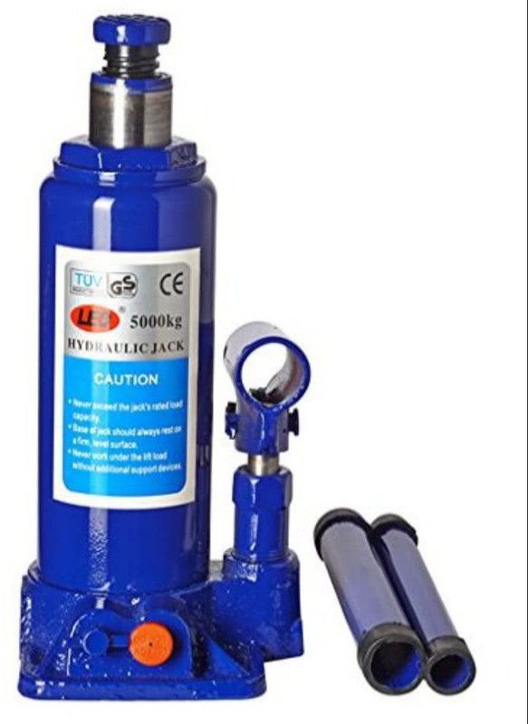 JAZZ Hydraulic Bottle Jack 5 Ton Compatible for All Cars and SUV Vehicle Jack  (5000 kg)