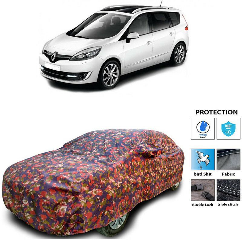 Ascension Car Cover For Renault Scenic (With Mirror Pockets)  (Multicolor)