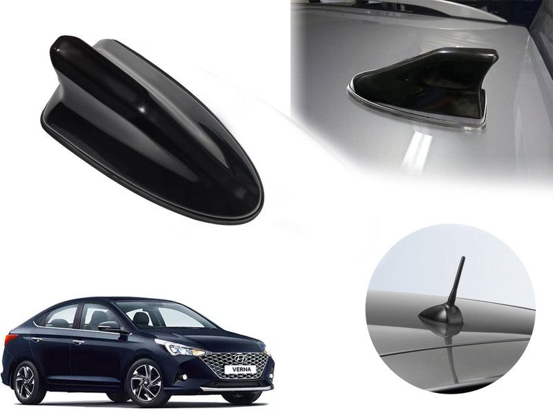 AUTO PEARL Premium Quality Car Black Shark Fin Replacement Signal Receiver FA60 Hidden Vehicle Antenna