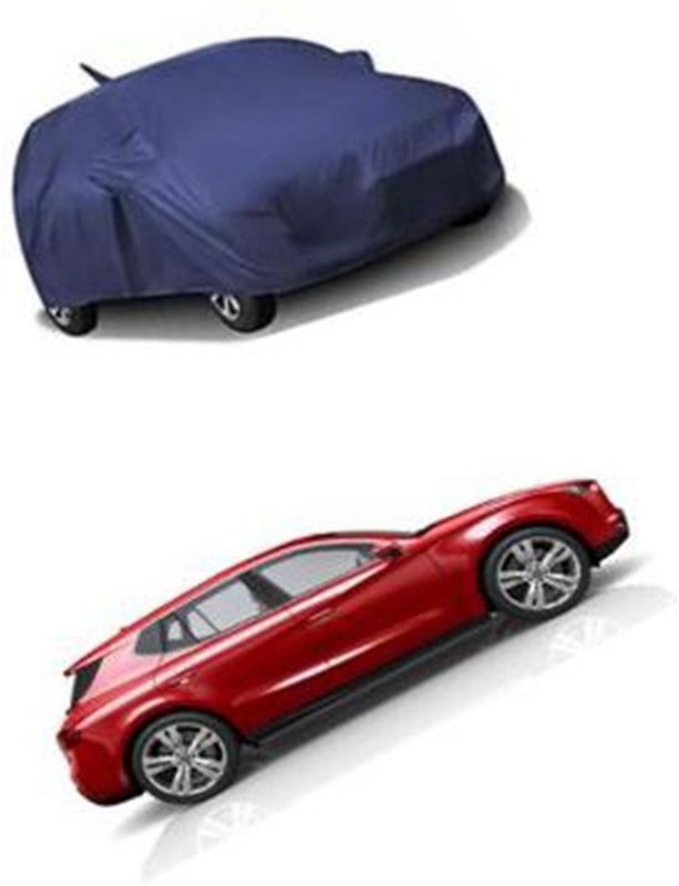 Yesmotive Car Cover For Ford Figo Ambiente Diesel (With Mirror Pockets)  (Blue, For 2020 Models)