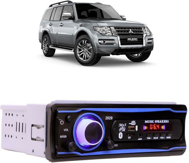 Bluedrum Blue Stereo-999 BLUETOOTH/USB/SD/AUX/FM/MP3 (BLUE & Black)-430 Car Stereo  (Single Din)