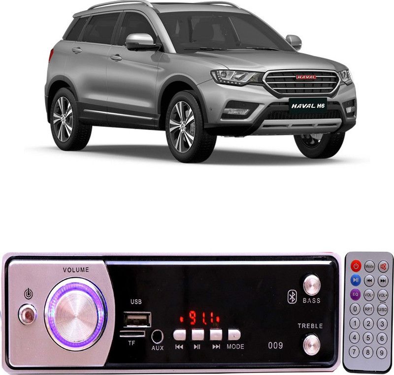 Purpleheart Silver009 BLUETOOTH/USB/SD/AUX/FM/MP3 Car Stereo ( Single Din) P-141 Car Stereo  (Single Din)