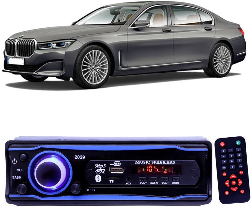 YUNEIK Blue Stereo-999 BLUETOOTH/USB/SD/AUX/FM/MP3 (BLUE & Black)Y-059 Car Stereo  (Single Din)