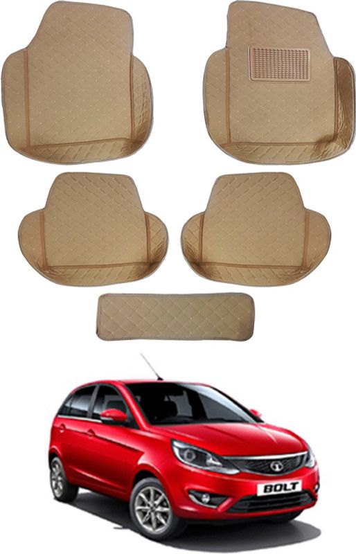 RKPSP Leatherite 7D Mat For Tata Bolt  (Beige)