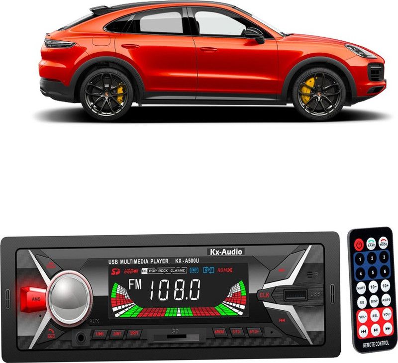 JBRIDERZ KX-A500U BLUETOOTH/USB/SD/AUX/FM/MP3 with Phone Caller Id Receiver JB-176 Car Stereo  (Single Din)