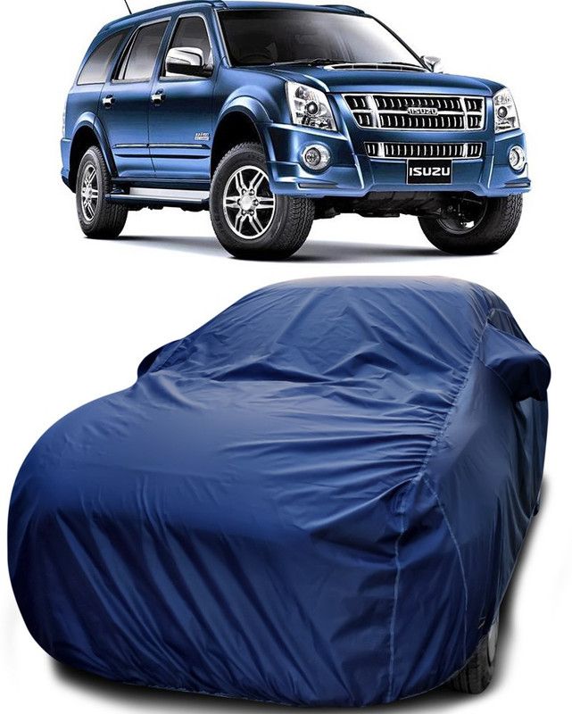Dvis Car Cover For Isuzu MU-7 (With Mirror Pockets)  (Blue)