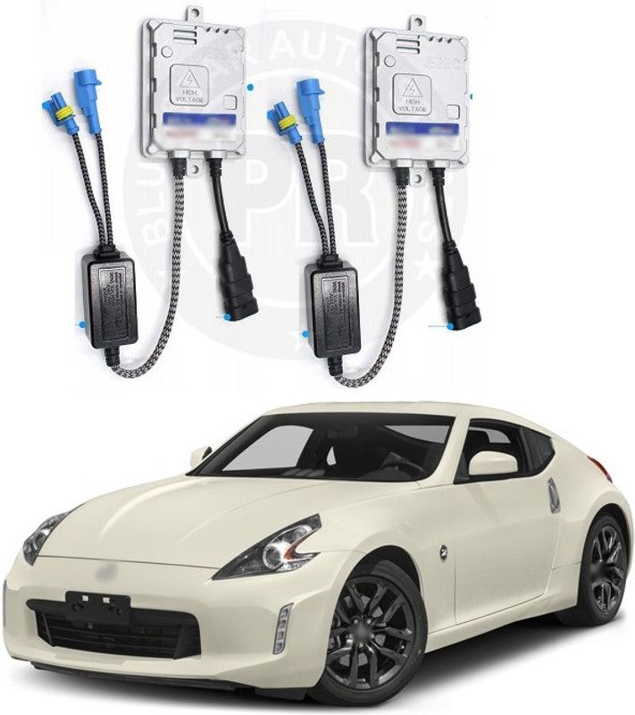 PRTEK HID Xenon Headlight Ballasts Replacement 55W Slim Ballast with Canbus EMC Super Decoder Alternate Current AC, 1 Pair 370Z Coupe Vehical HID Kit