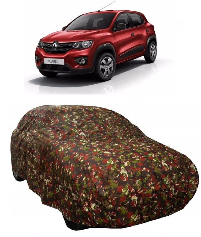 NEXTON Car Cover For Renault Kwid (With Mirror Pockets)  (Multicolor)