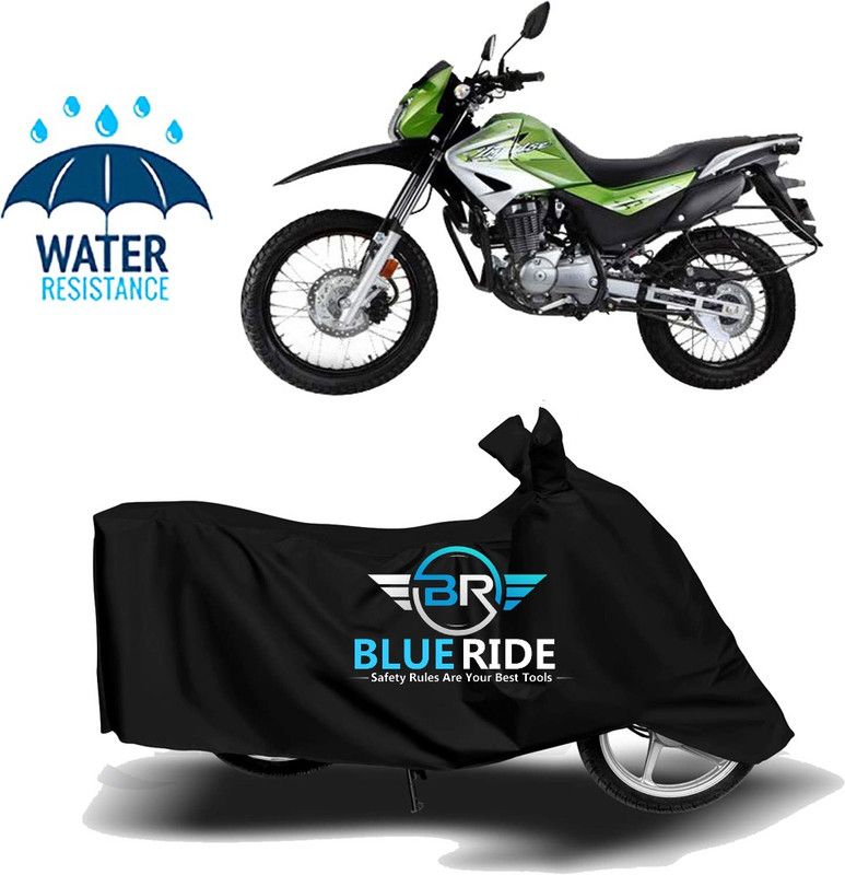BLUERIDE Two Wheeler Cover for Hero  (Impulse, Black)