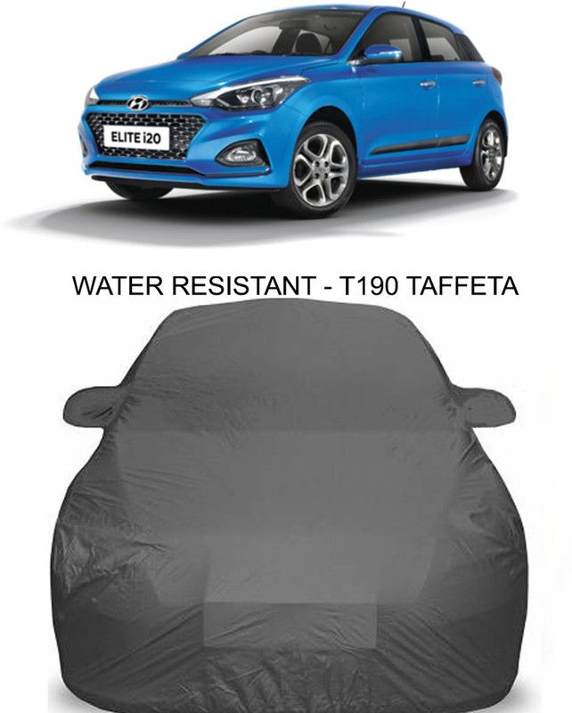Dvis Car Cover For Hyundai Elite i20 (With Mirror Pockets)  (Grey)