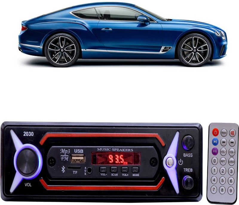 JBRIDERZ JB-2030 Red BLUETOOTH/USB/SD/AUX/FM/MP3 Car Stereo ( Single Din) G-37 Car Stereo  (Single Din)