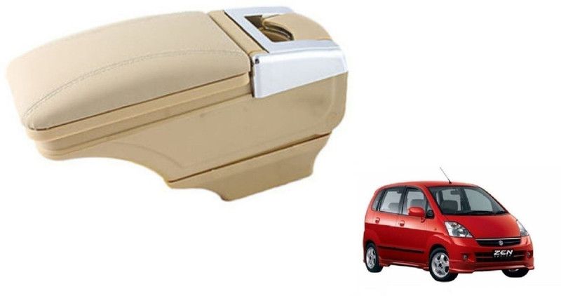 Auto Oprema Centre Car Armrest Beige Color Aar-305 Car Armrest  (Tata, Zest)