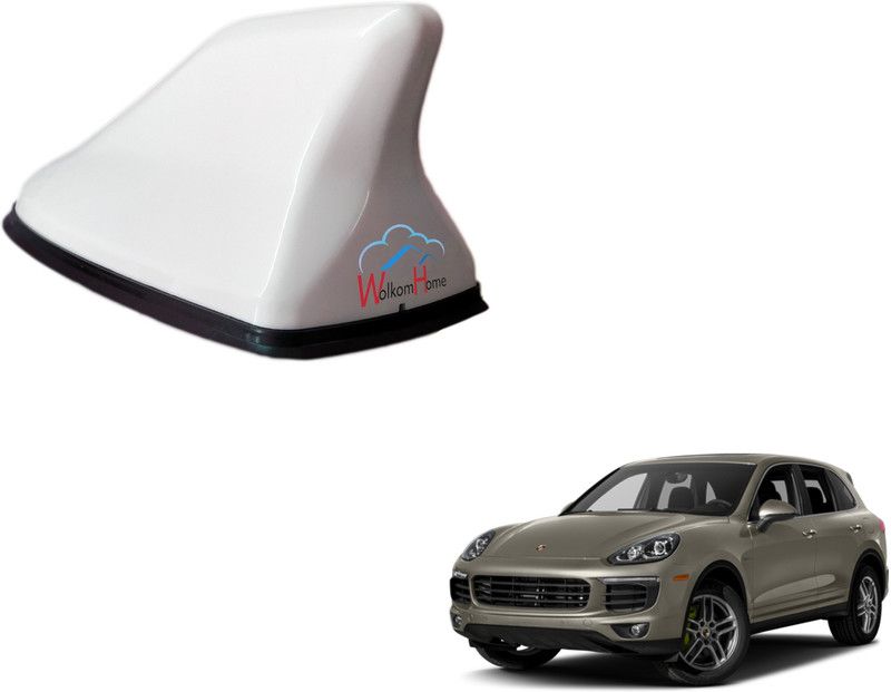WolkomHome High performance Shark Fin Antenna White color Car FM Radio Signal Aerials for Porsche Cayenne E-Hybrid Shark_Fin_White_Porsche_Cayenne_E-Hybrid Satellite Vehicle Antenna