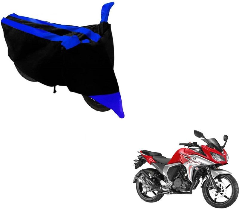 AUTYLE Two Wheeler Cover for Yamaha  (Fazer, Black, Blue)
