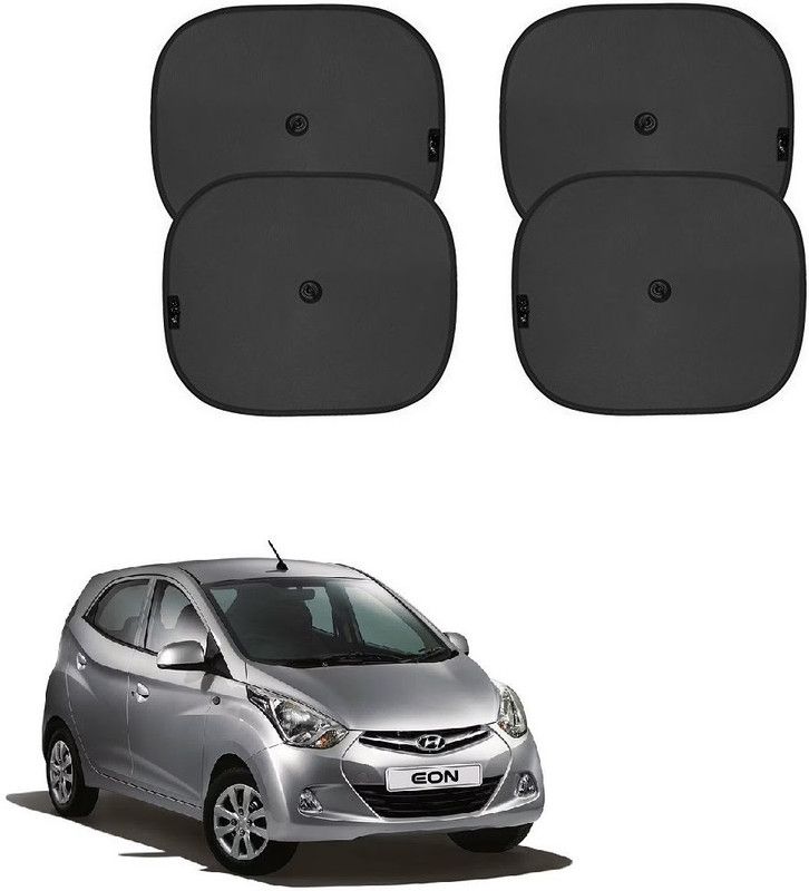 SPREADX Side Window, Rear Window Sun Shade For Hyundai Eon  (Black)